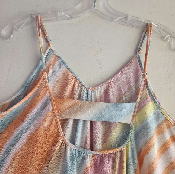 Mustard Seed EUC Spaghetti Straps Spring Summer Vacation Medium  Maxi Sundress - Picture 8 of 14